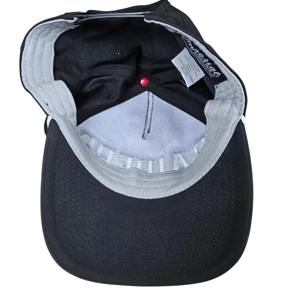 LA Raiders Black White Adjustable Snapback Imperial Headwear Baseball Cap Hat